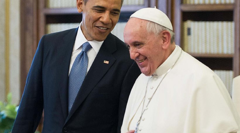 Συγχατητήρια Πάπα στον Ομπάμα για τη στάση του στο θέμα της κλιματικής αλλαγής